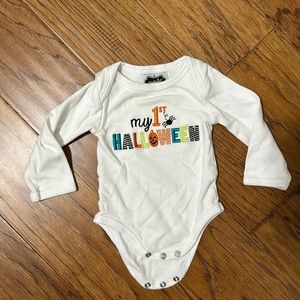 Mudpie Halloween Onesie Size 0-6 Months